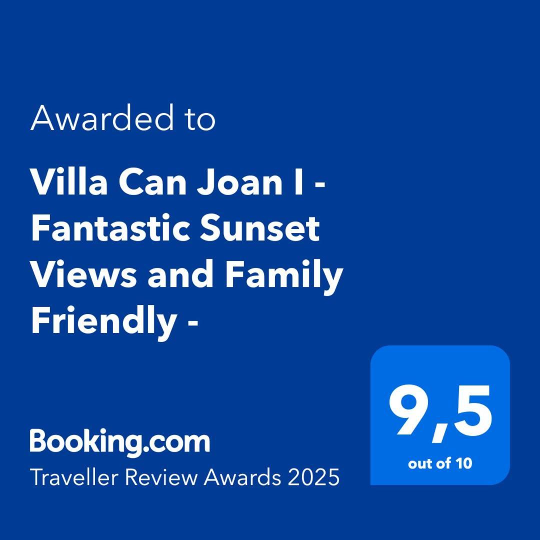Villa Can Joan I - Fantastic Sunset Views And Family Friendly - San Antonio  Eksteriør billede